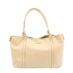 GUCCI  Shima Tote Bag Leather Beige  am1040g | Luna Bags