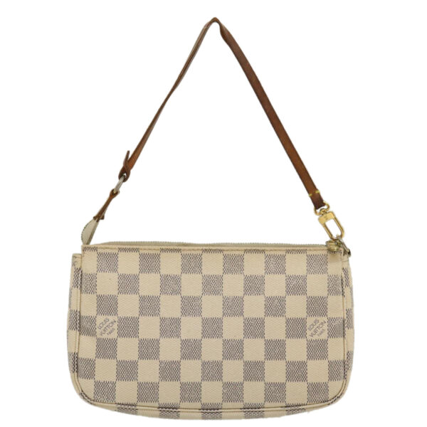 LOUIS VUITTON Damier Azur Mini Pochette Accessoires Pouch N58010 LV am2423g | Luna Bags