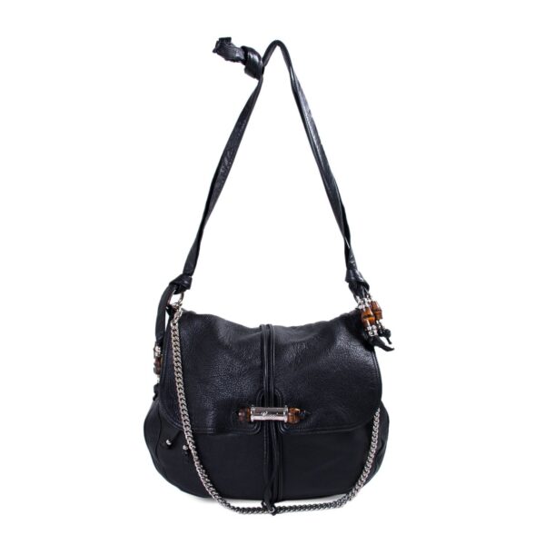 Gucci Bamboo Leather Hobo Bag | Luna Bags