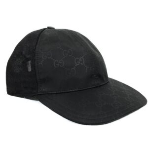 Gucci GG Guccissima Nylon Baseball Cap in Black | Luna Bags