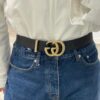 Gucci - Ceinture GG dorée GM | Luna Bags - Image 4