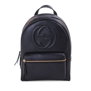 Gucci Soho Textured-Leather Backpack | Luna Bags