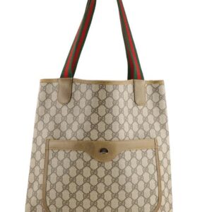 Gucci Shopping Monogram Brown Gg Supreme Canvas Tote | Luna Bags