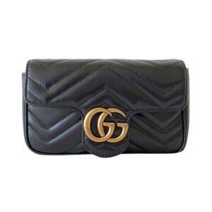 Gucci GG Marmont Matelassé Super Mini Bag | Luna Bags
