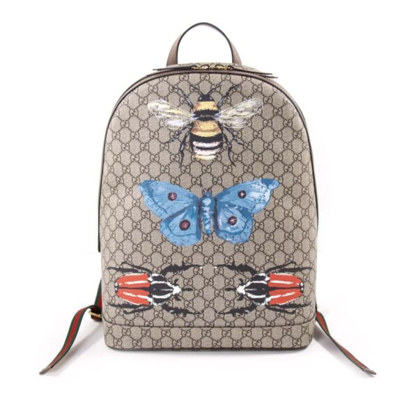 Gucci Supreme GG Insect Backpack | Luna Bags