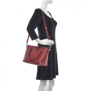 Gucci Microguccissima Convertible Tote in Red | Luna Bags