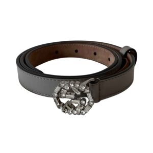 Gucci Interlocking G Logo Crystal Belt | Luna Bags
