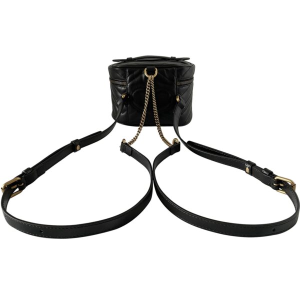Gucci GG Marmont Matelassé Round Backpack | Luna Bags