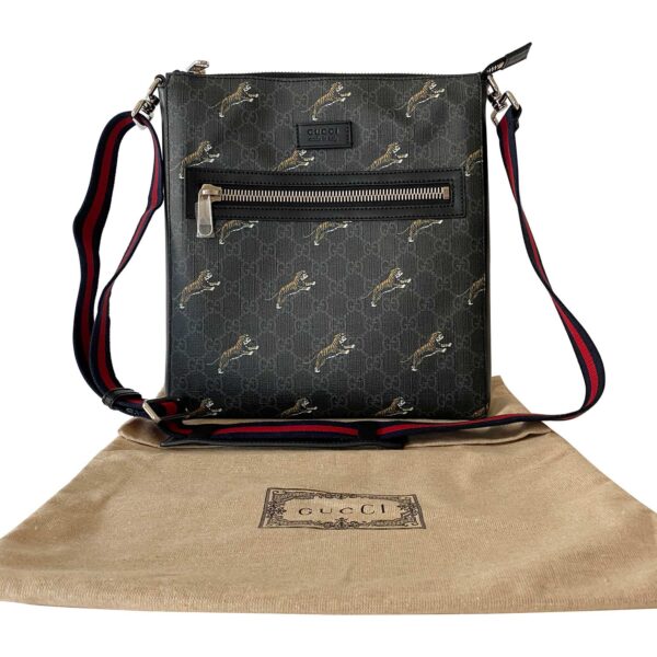 Gucci Bestiary Messenger with Tigers | Luna Bags