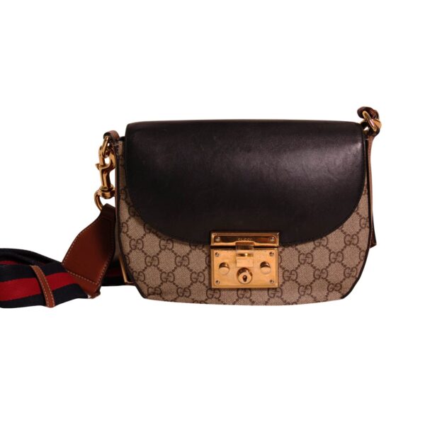 Gucci Signature Padlock Small Crossbody Bag | Luna Bags