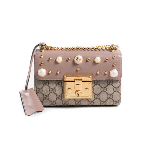 Gucci Studded Padlock Shoulder Bag | Luna Bags