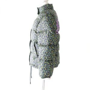 GUCCI Down jacket Outer: 100% nylon, Filling: 90% down, Filling: 10% feather, Part: 100% polyester multicolor Women 38 Used | Luna Bags