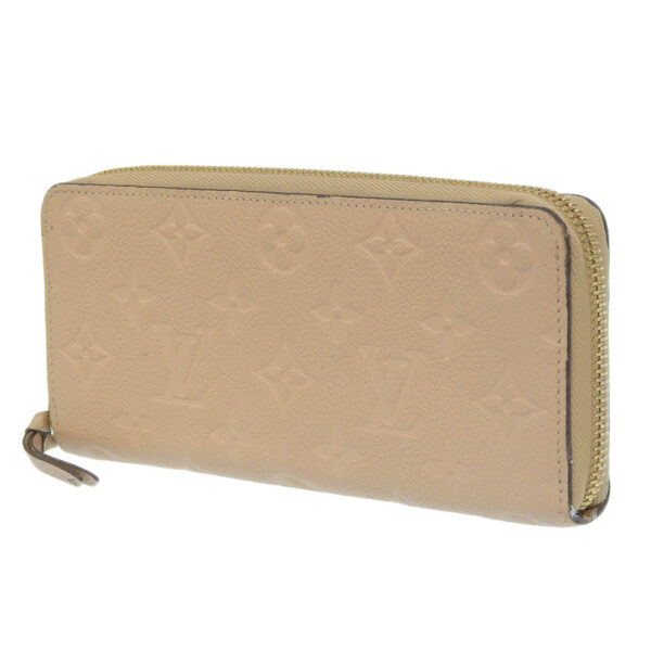 LOUIS VUITTON Long Wallet Purse M60173 Monogram Ann Platt beige Portefeuille Clemence Women Used | Luna Bags