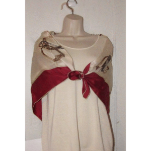 Gucci Black Gold Red Grey Navy Rust Xl Logo And Equestrian Print Silk Scarf | Luna Bags