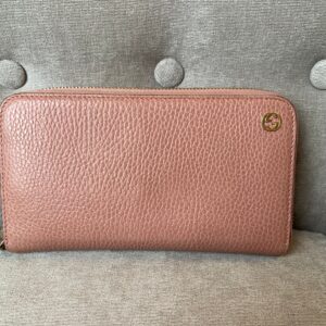 Gucci Pale Pink GG Long Wallet | Luna Bags