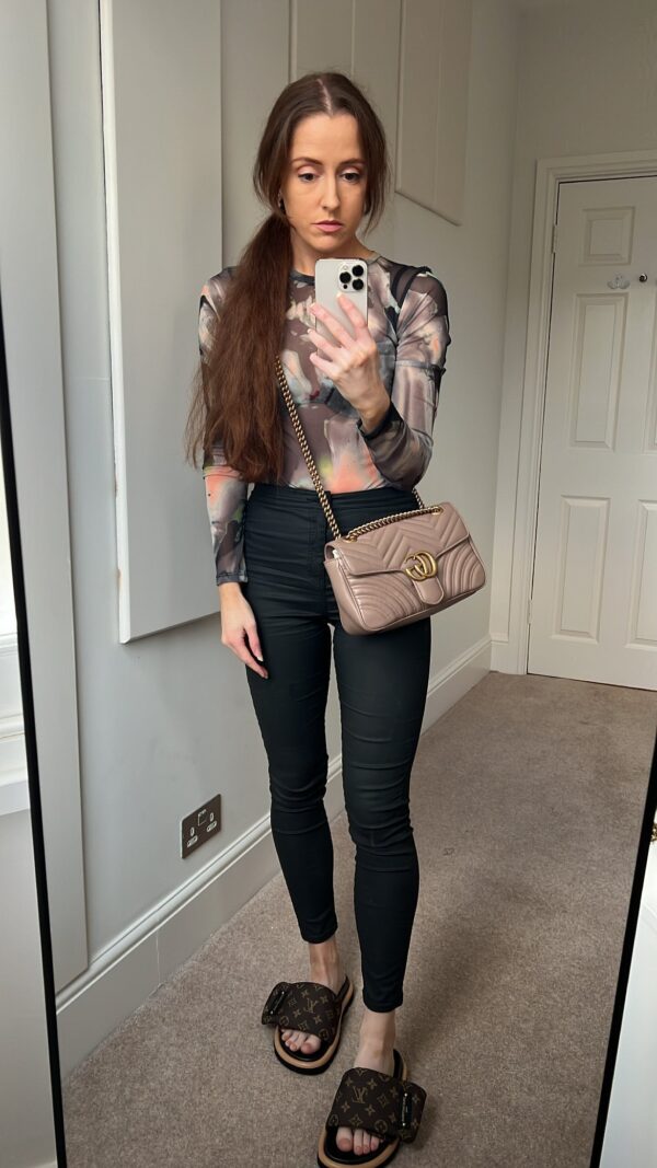 Gucci GG Dusty Pink Marmont Small Shoulder Bag (RRP £1800) | Luna Bags