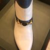 Gucci Ankle Boots in Ivory with Fog Blue Trim | Luna Bags - Image 2