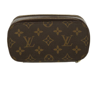 LOUIS VUITTON Monogram Trousse Brush PM Cosmetic Pouch M47510 LV Auth 34898 | Luna Bags