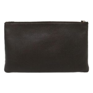 GUCCI Clutch Bag Leather Bamboo Brown Auth ki1847 | Luna Bags