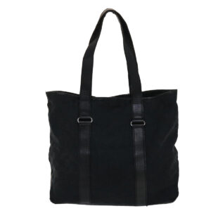 GUCCI GG Canvas Tote Bag Leather Black 145971  ki3198 | Luna Bags