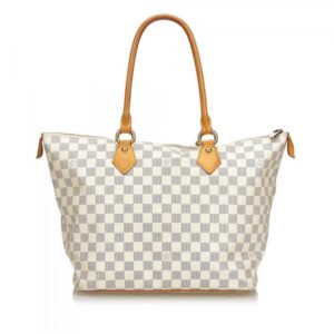 Louis Vuitton Saleya MM Damier Azur Handbag | Luna Bags