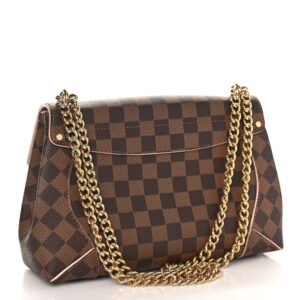Louis Vuitton Caissa Damier Pink Coated Canvas Clutch Shoulder Bag | Luna Bags