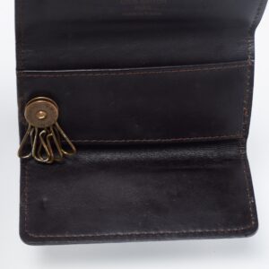LOUIS VUITTON Brown Utah Leather Key Holder | Luna Bags