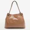 Gucci  Beige Patent Leather Medium Soho Chain Tote | Luna Bags - Image 7