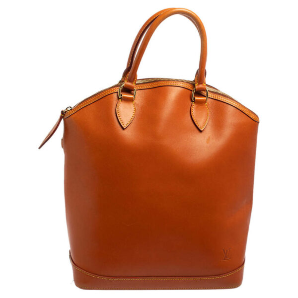 Louis Vuitton Caramel Nomade Leather Vertical Lockit Bag | Luna Bags