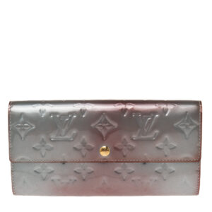Louis Vuitton Givre Monogram Vernis Sarah Wallet | Luna Bags
