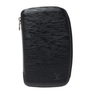 Louis Vuitton Black Epi Leather Geode Organizer Zippy Wallet | Luna Bags