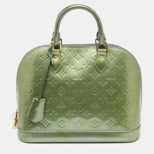 Louis Vuitton Givre Monogram Vernis Leather Alma PM Bag | Luna Bags
