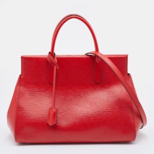 Louis Vuitton Coquelicot Epi Leather Marly MM Bag | Luna Bags