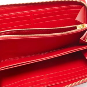 LOUIS VUITTON Cerise Monogram Vernis Zippy Wallet | Luna Bags
