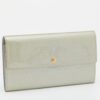 LOUIS VUITTON Silver Monogram Vernis Sarah Wallet | Luna Bags - Image 2