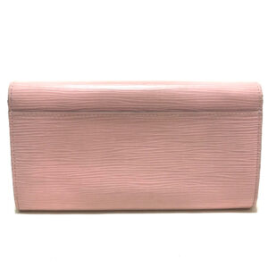 LOUIS VUITTON Folded wallet M61394 Epi Leather pink Epi Portefeuille Sarah Women Used | Luna Bags