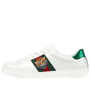 GUCCI ACE Series Cowhide Embroidered Sports Shoe White 457132-A38G0-9064 | Luna Bags