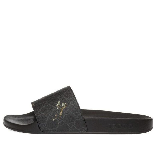 Gucci GG Supreme Slide 'Tiger' 407345-G0K00-1084 | Luna Bags