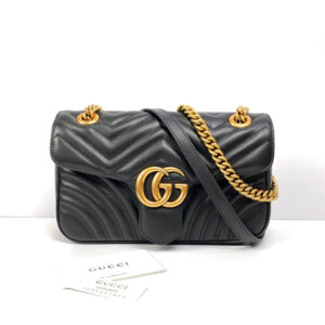 Gucci GG Marmont small cross-body bag black | Luna Bags