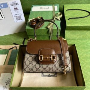 Gucci Horsebit 1955 mini bag light brown | Luna Bags