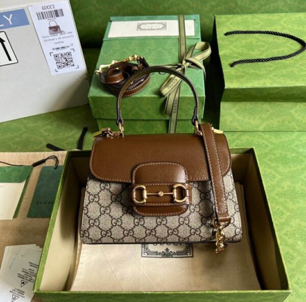 Gucci Horsebit 1955 mini bag light brown | Luna Bags