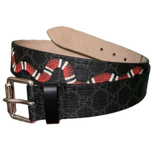 Gucci GG Kingsnake Black Belt | Luna Bags