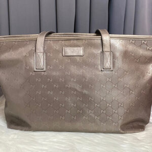 Gucci Abbey Beige GG Canvas Shoulder Bag | Luna Bags