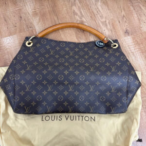 Louis Vuitton Monogram Canvas Leather Shoulder Bag Brown Medium | Luna Bags