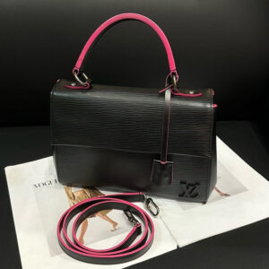 Louis Vuitton Cluny EPI Black and Pink Bag | Luna Bags