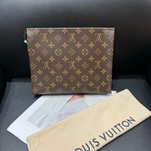 Louis Vuitton Monogram Brown Clutch Bag | Luna Bags