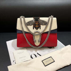 Gucci Dionysus Multicolor Leather Bee Embellished Shoulder Bag Medium | Luna Bags