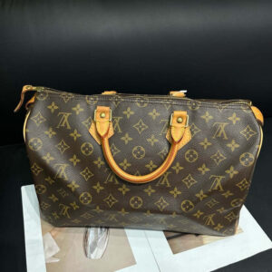 Louis Vuitton Speedy 35 Monogram Brown Handbag | Luna Bags