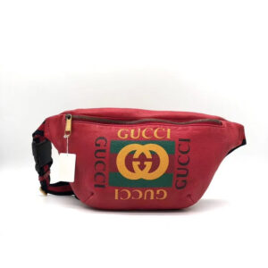 Gucci Red Logo Belt Bag | Luna Bags