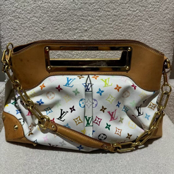 Louis Vuitton Multicolor Judy Bag White Handbag | Luna Bags